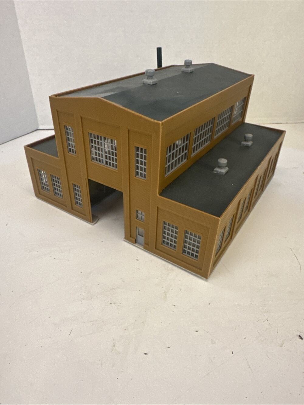 ho scale single stall engine house Pre Built